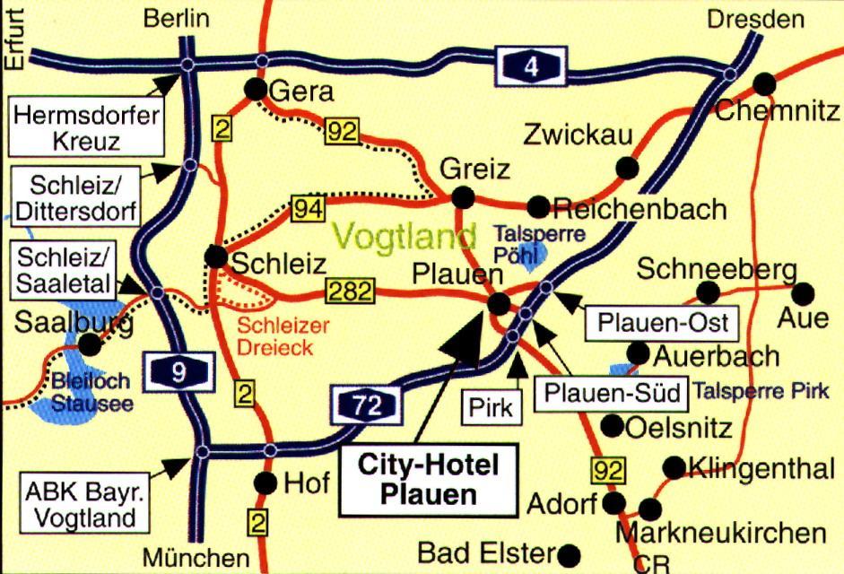 City-Hotel Plauen Exteriér fotografie